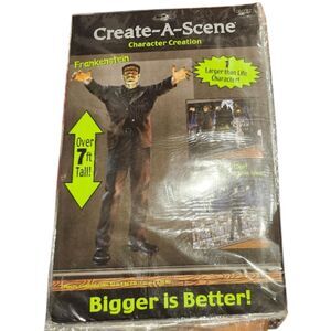 T2 Create-A-Scene Frankenstein Prop Halloween Scene Party Decor over 7 Feet New